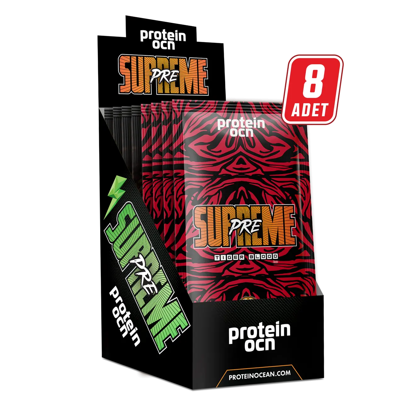 ProteinOcean Pre - Workout Supreme Karma Kutu 8'Li